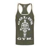 Gold’s Gym - GGVST004 Stringer Joe Contrast Army/Cream